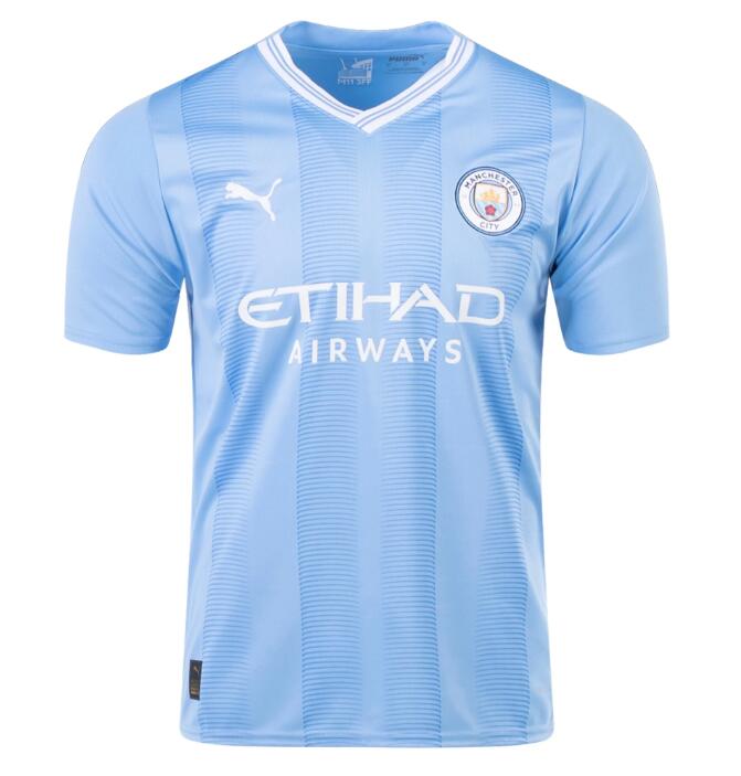 Manchester City Home Kit Soccer Jersey 2023/24